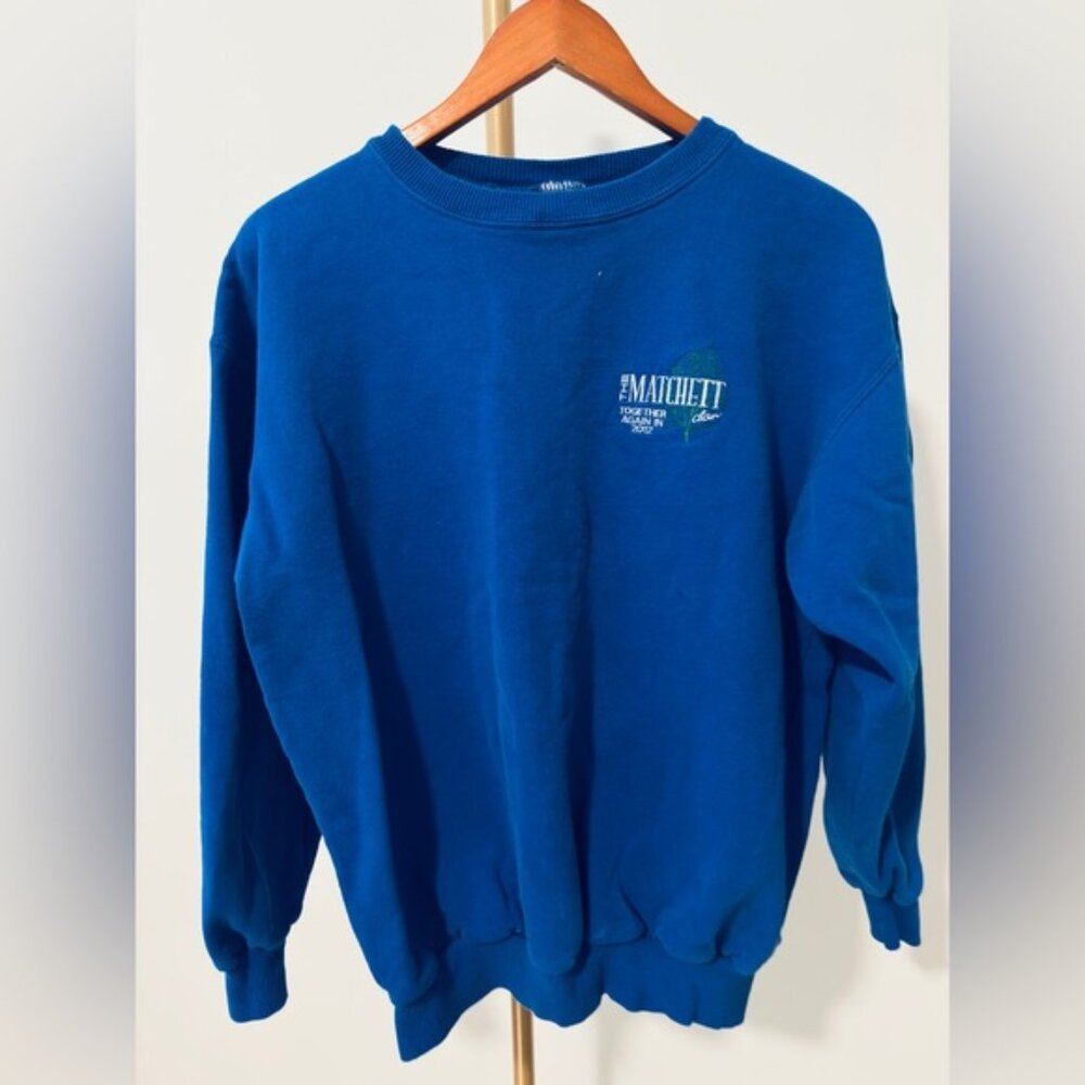 Vintage Embroidered Sweatshirt M Made in Canada Retro Pullover